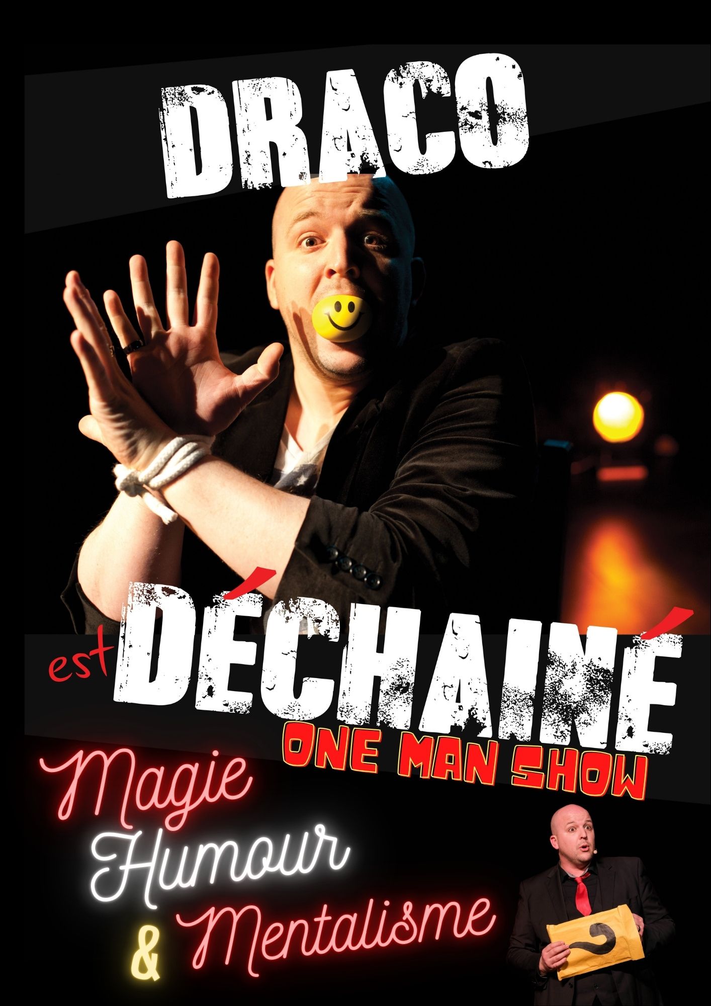 AFFICHE DRACO ONE MAN SHOW 2025